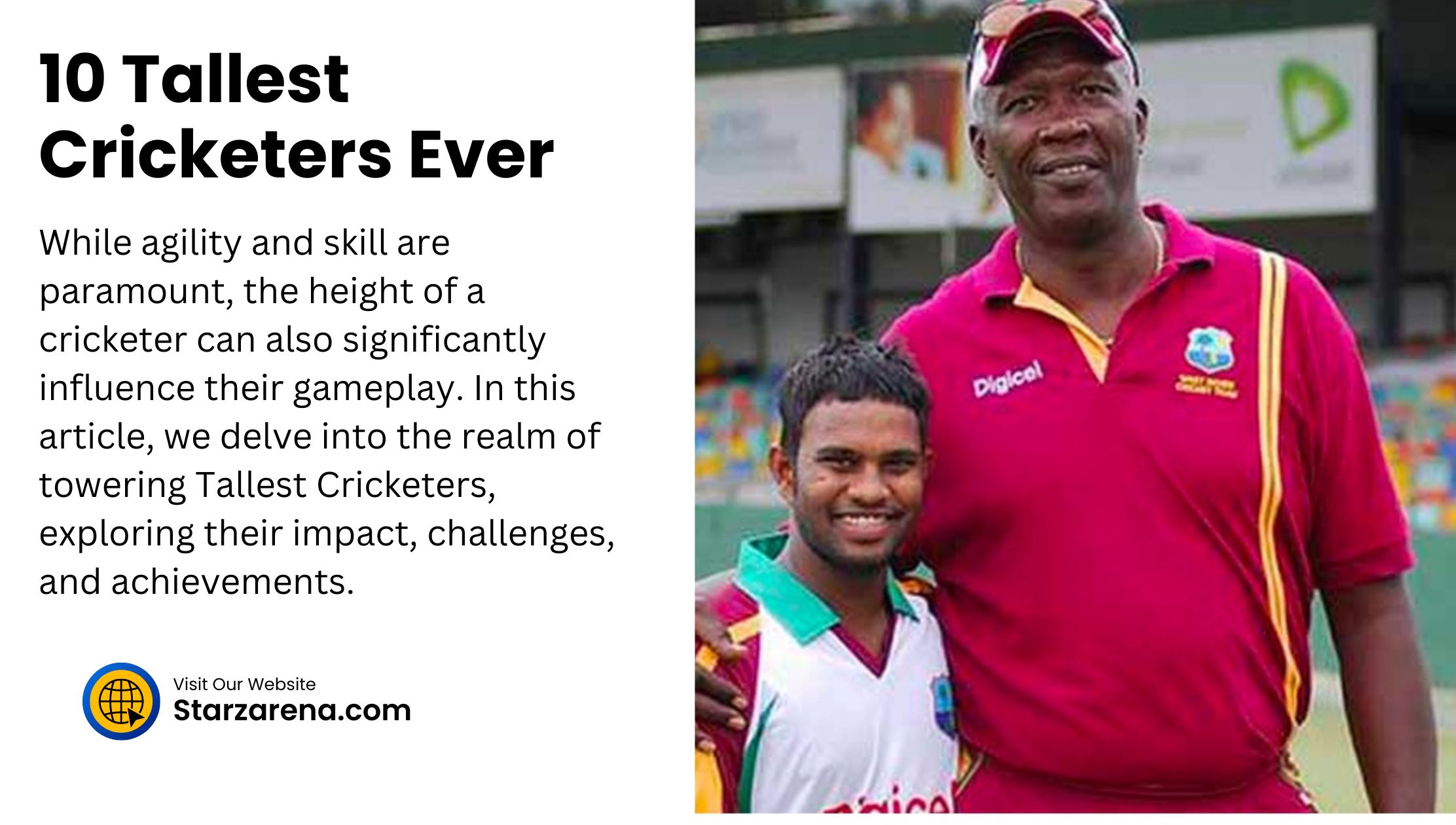 10 Tallest Cricketers