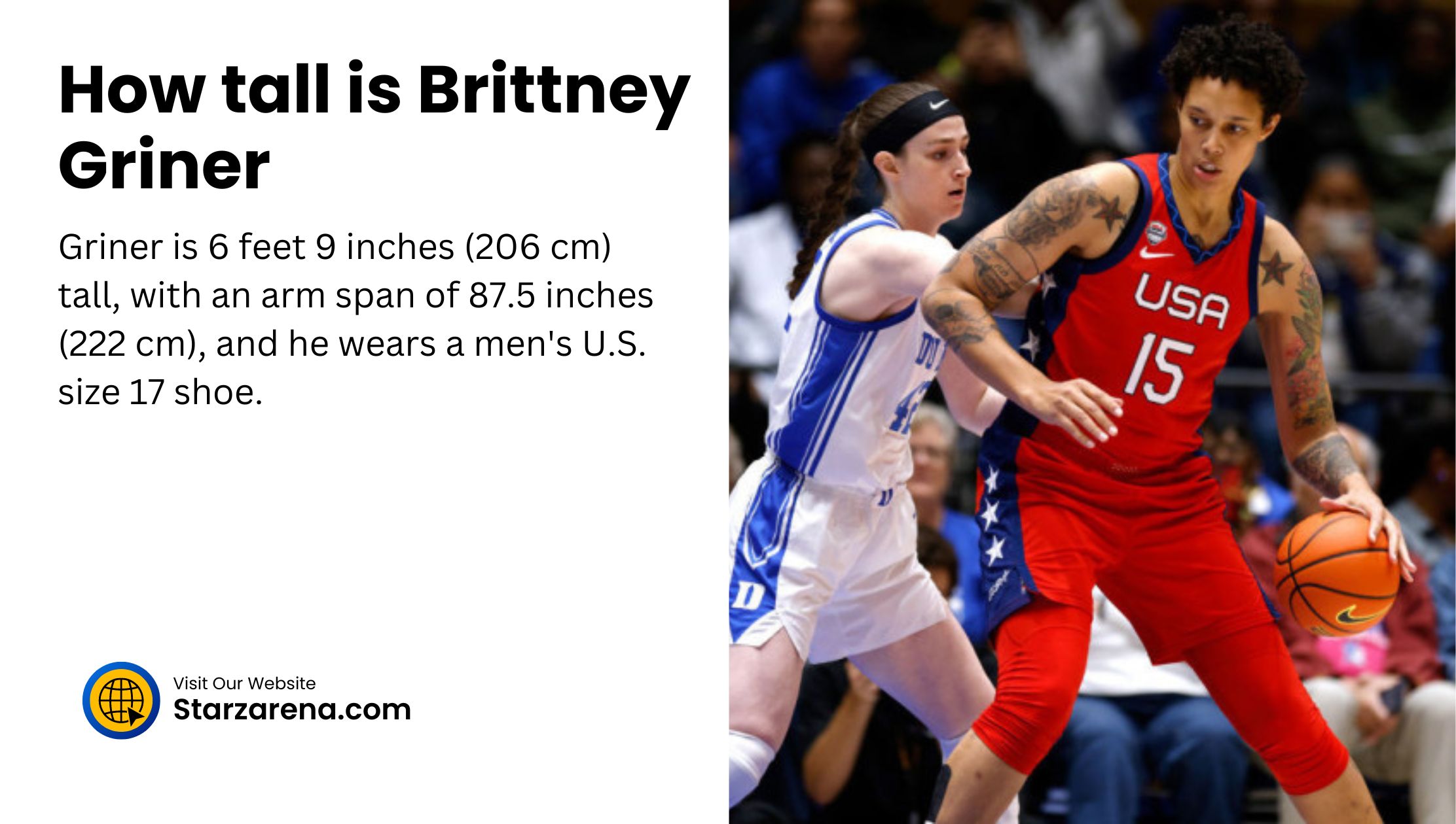 How tall is Brittney Griner?