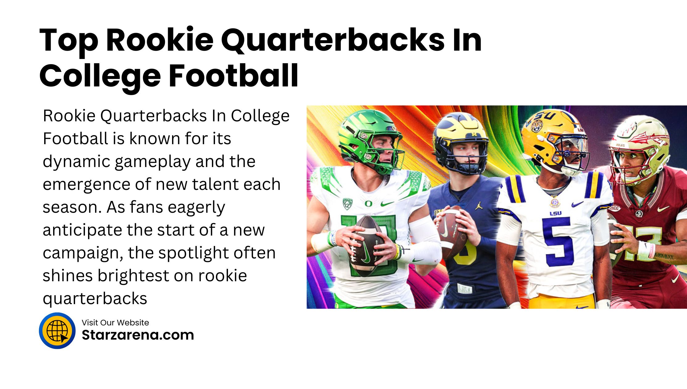 Top Rookie Quarterbacks In College Football