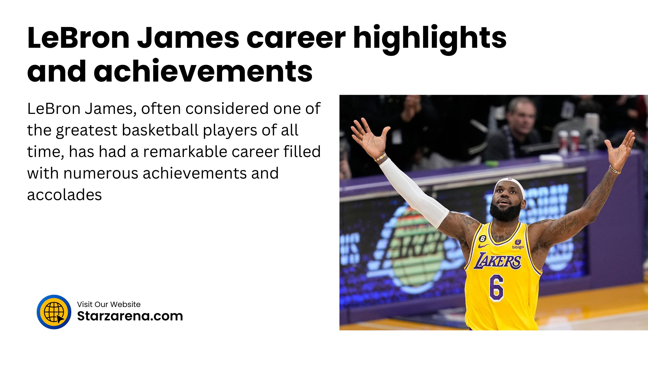 LeBron James career highlights and achievements