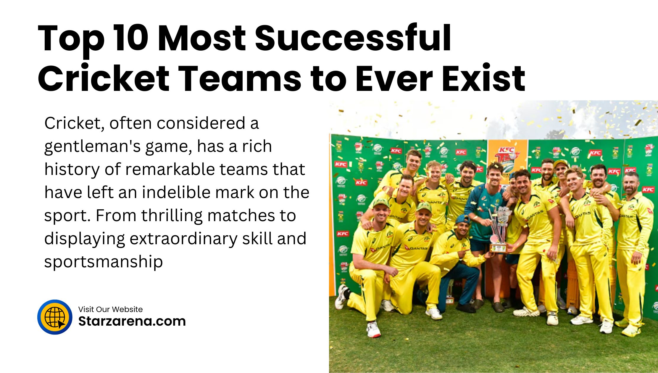 Most Successful Cricket Teams